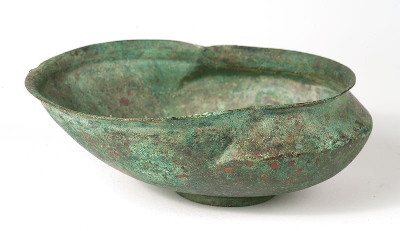 Shell-shaped bath scoop, Bronze, Roman, 100 BC – AD 100