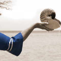 Fiona Foley, The Oyster Fisherman I, 2011, digital print on Hahnemühle paper. Courtesy of the artist, Andrew Baker Art Dealer, Brisbane, and Niagara Galleries, Melbourne.