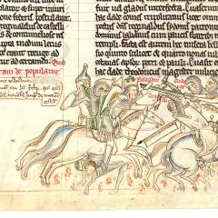 Chronica majora, The Battle of Hattin and the loss of the True Cross