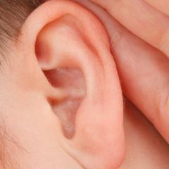 hand to ear, listening; Image via Pixabay, CC0 Public Domain