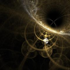 fractal, atomic particles; Image via Pixabay, CC0 Public Domain