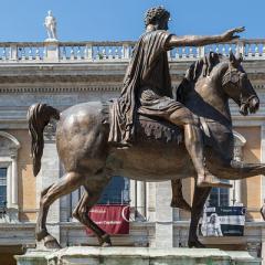 equestrian statue of Marcus Aurelius; Image via Pixabay, CC0 Public Domain