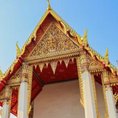 Buddhist temple Thailand; Image via Pixabay, CC0 Public Domain